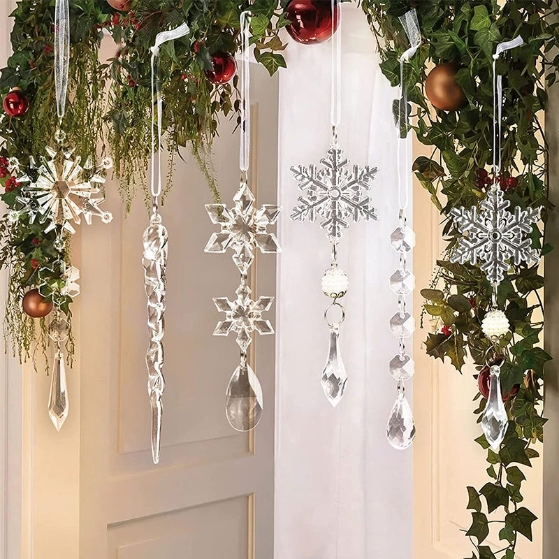 Kristall Weihnachtsschneeflockendekoration