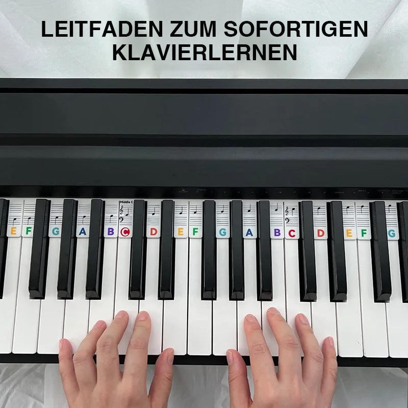 🎁Abnehmbare Klaviertastatur Notenetiketten