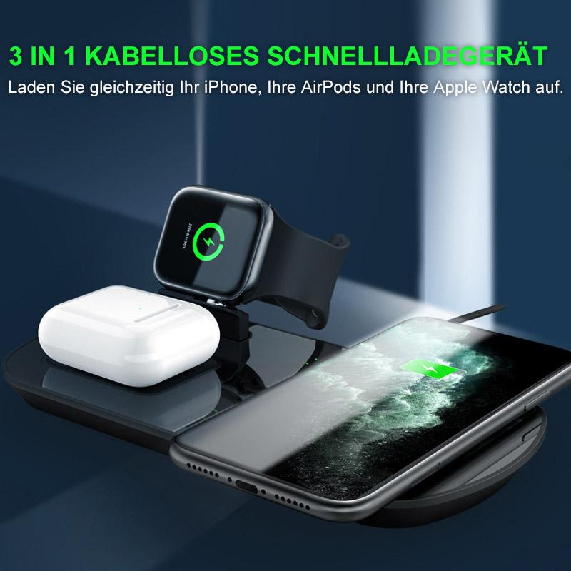 3 in 1 kabelloses Schnellladegerät