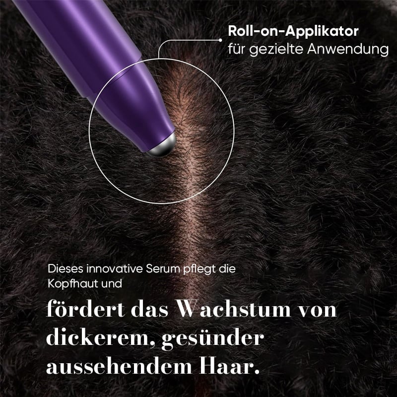Haarpflegeserum zum Auftragen mit Rolle