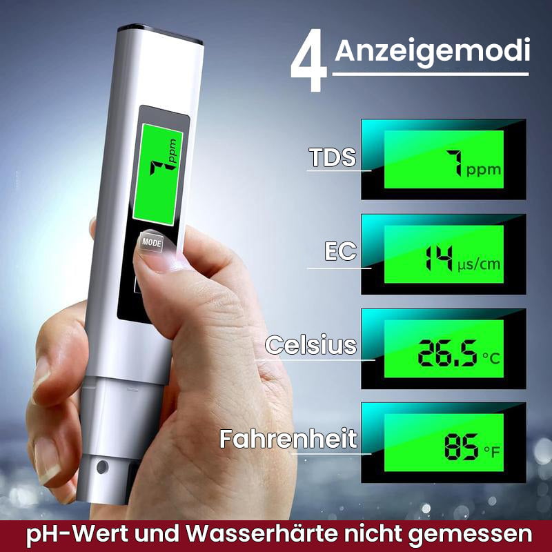 Neu 4 in 1 Tds Meter Digital Wasser Tester