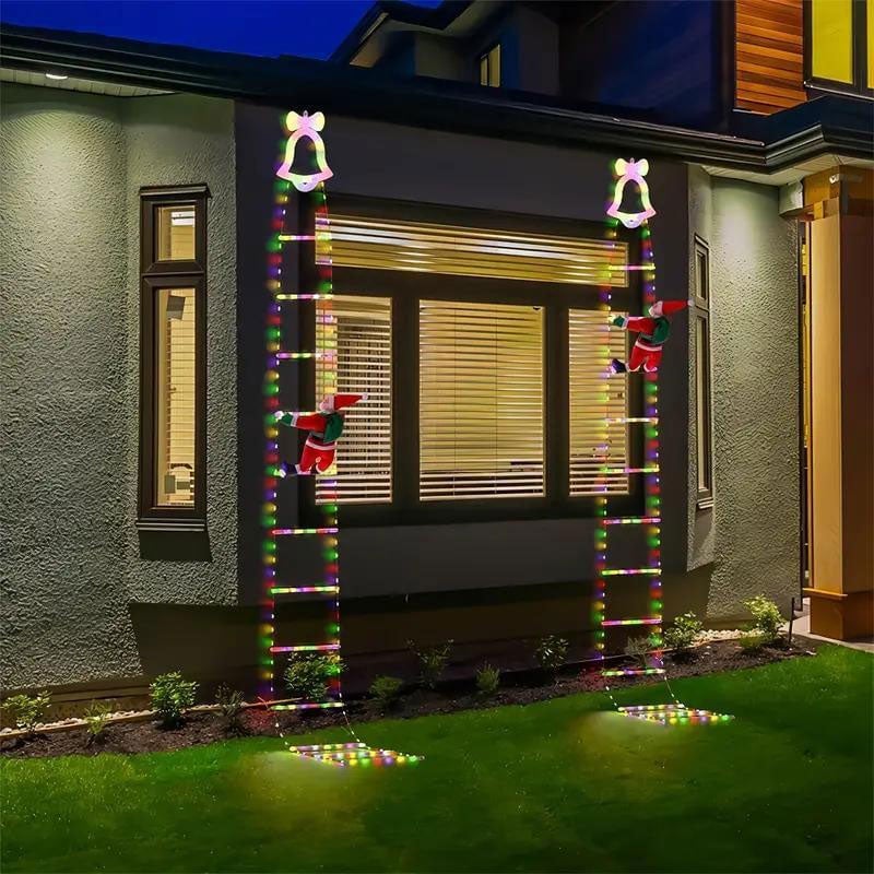Weihnachtsmann LED-Leiterlicht