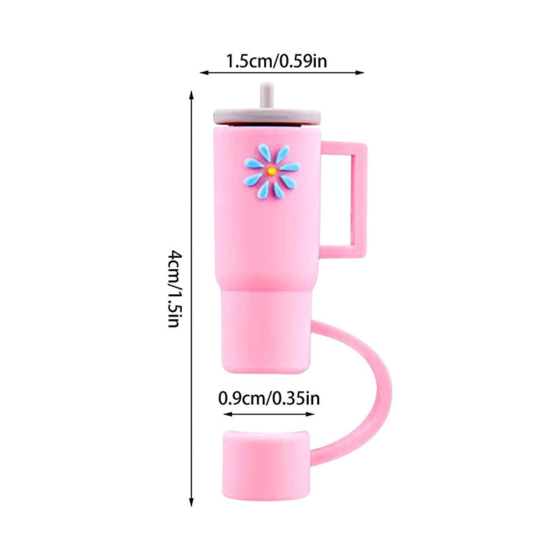 🥤Silikon-Strohhalm-Deckel