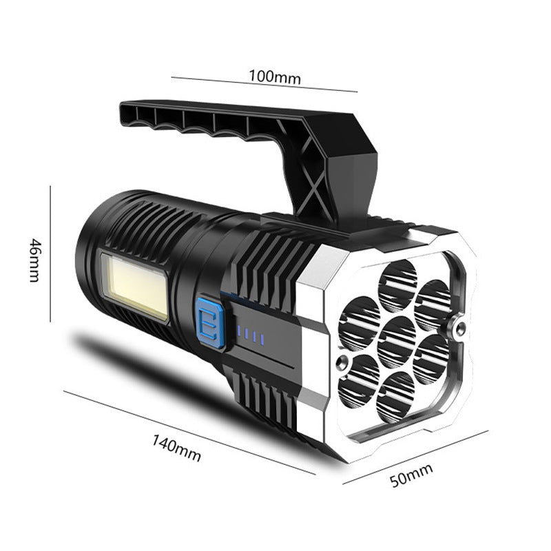Multifunktionale LED-Taschenlampe mit hoher Helligkeit