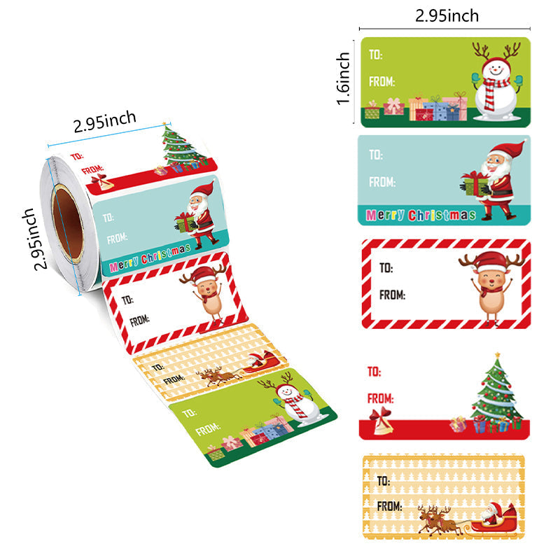 Selbstklebende Geschenkanhänger(500 Stück)