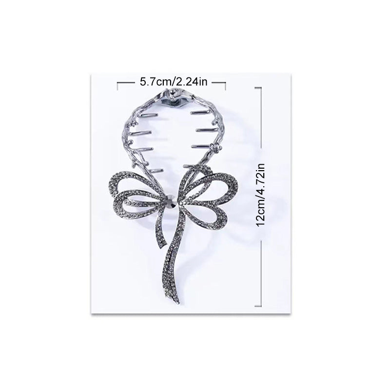 🎅Bogenknoten leicht-Luxus-Haarspange🎀