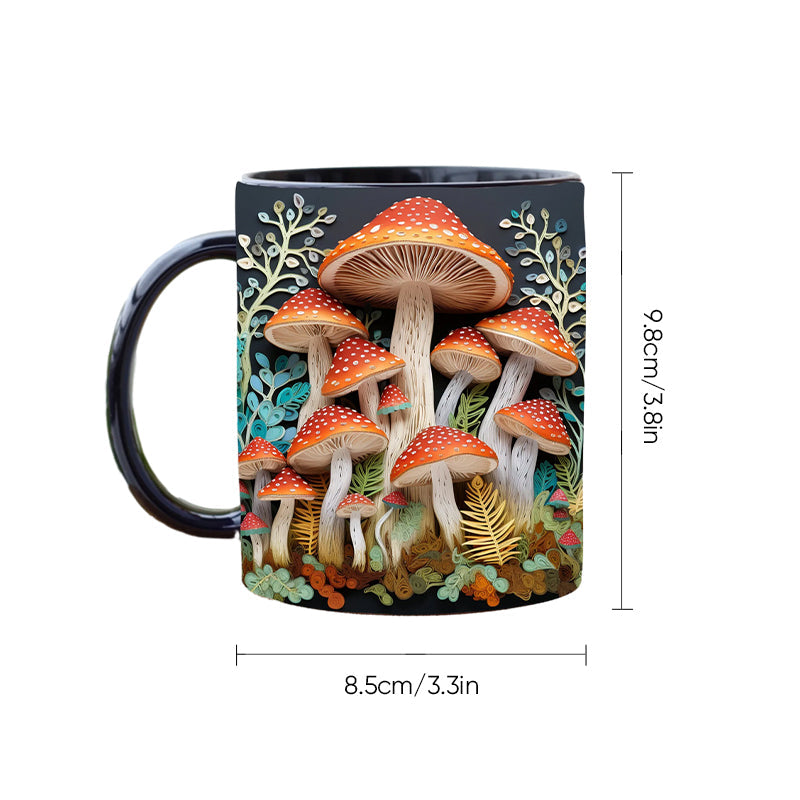 3D Magic Mushrooms Becher