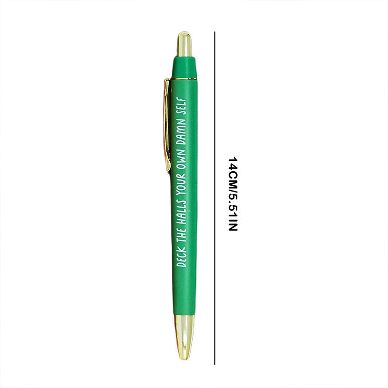 Weihnachtliches farblich abgestimmtes Signature Pen Set (5 Stück)