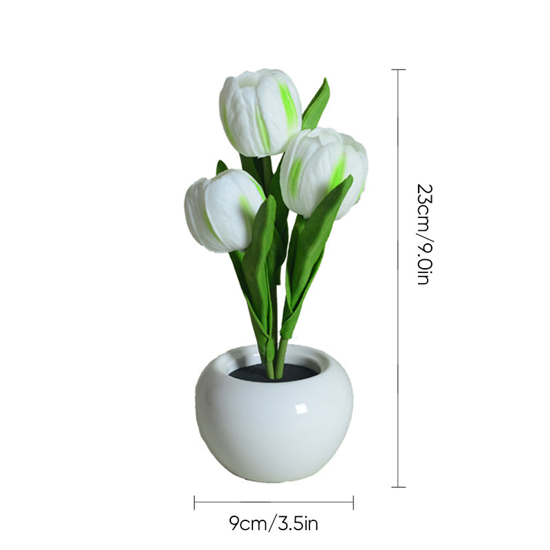 LED-Tulpen-Nachtlicht-Blumen-Tischlampe