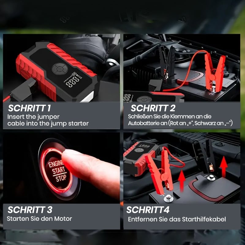 Tragbare kabellose Auto-Luftpumpe