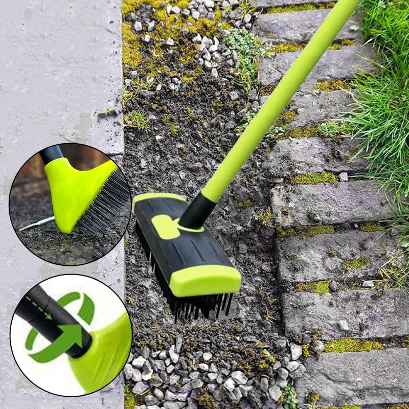 3-in-1-Kombiset mit vielseitiger Unkrautbürste