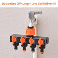 Vierwege-Ventilumsteller für den Außenbereich mit Schalter