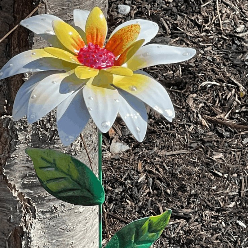 Gartendekoration Metall Blumen