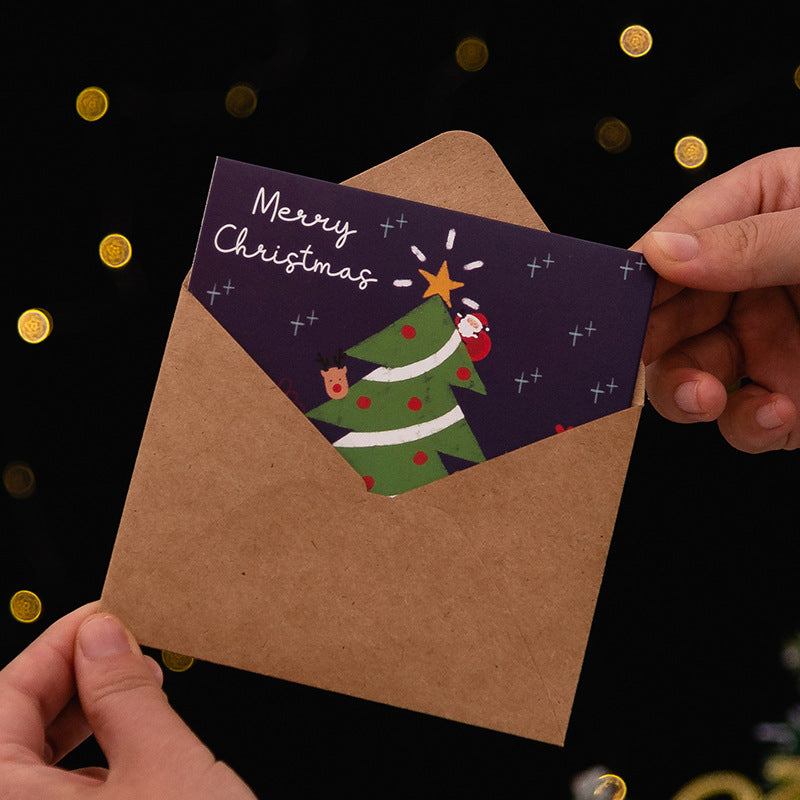 Vergoldete Weihnachtskarten