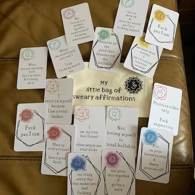 🎁Lustiges Affirmationskarten Geschenk
