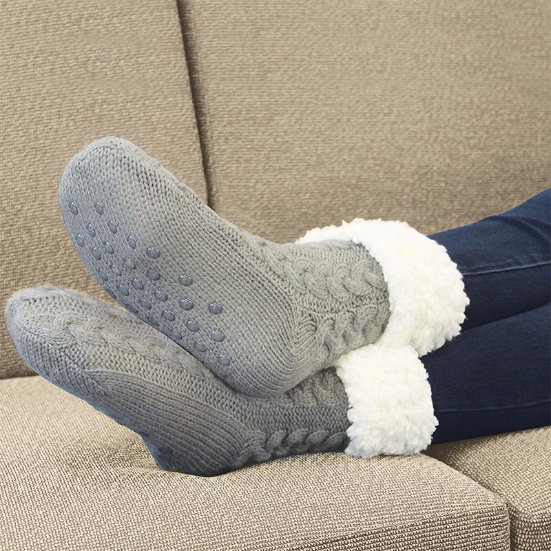 Ultra-Plüsch Weiche Rutschfeste Socken (1 Paar)