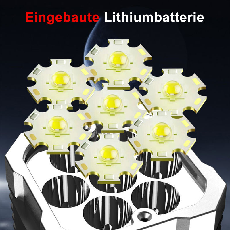 Multifunktionale LED-Taschenlampe mit hoher Helligkeit