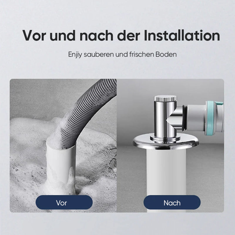 Dreiwege-Bodenablauf für Waschmaschine