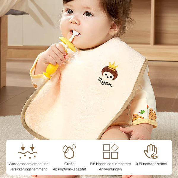 Besticktes Sabberhandtuch für Babys