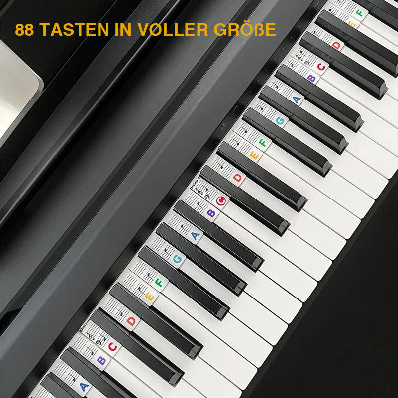 🎁Abnehmbare Klaviertastatur Notenetiketten