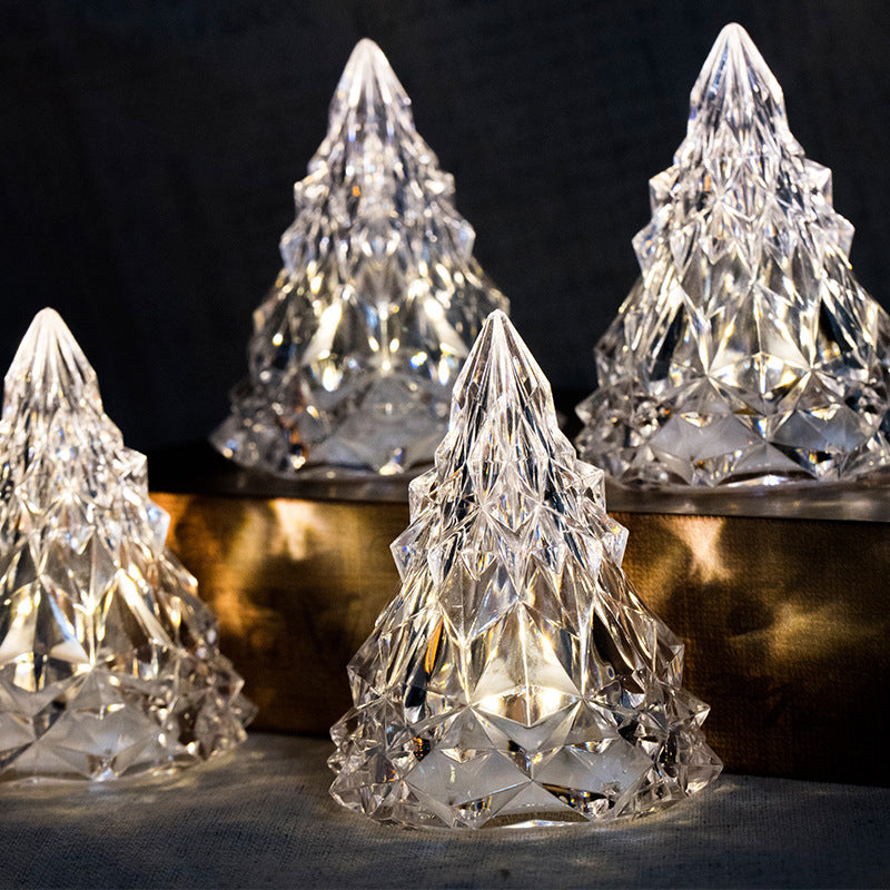 🎄Mini LED Kristall Weihnachtsbaum Nachtlicht