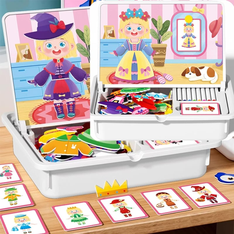 Magnetisches Puzzle-Lernbaukastenspielzeug