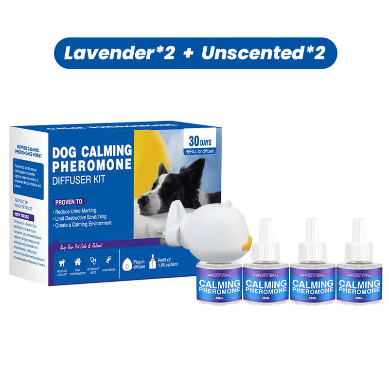 Pheromon-Diffusor-Set zur Beruhigung von Haustieren (Katze & Hund)