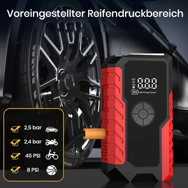Tragbare kabellose Auto-Luftpumpe