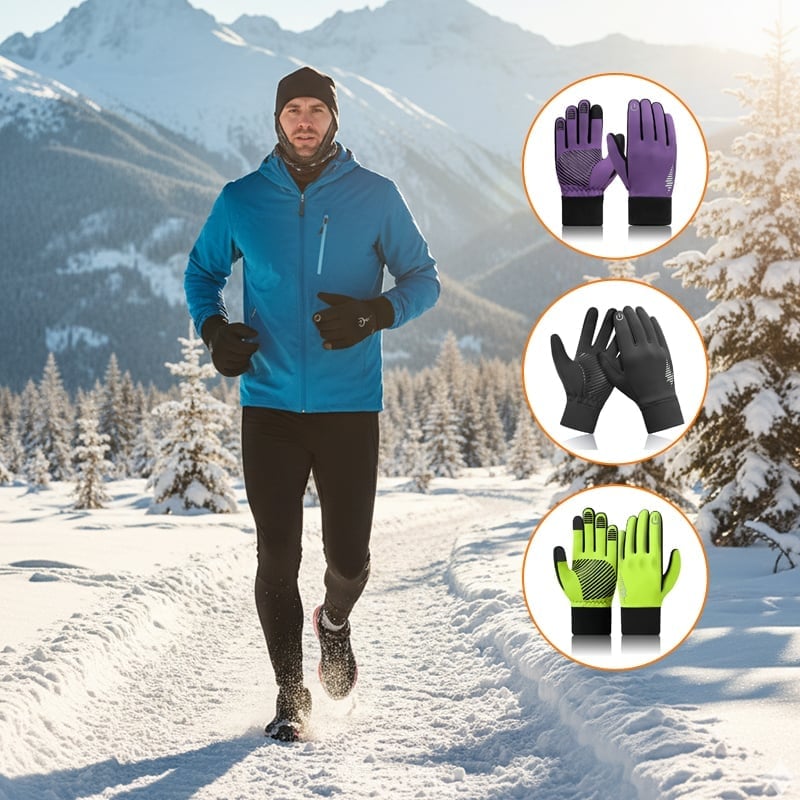 Warm Cycling Touchscreen Gloves