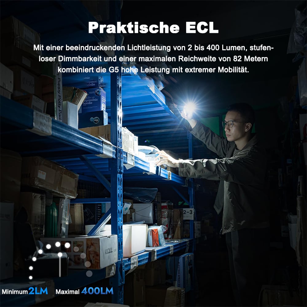 G5 EDC Lampe mit 400 Lumen