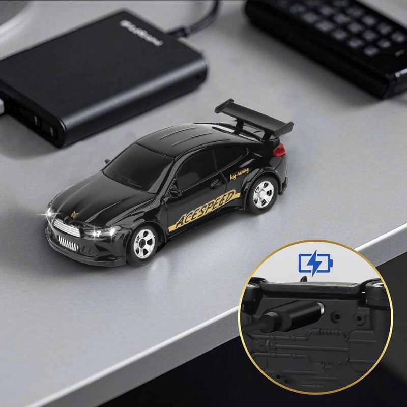 Mini-Drift-Rennwagen mit Fernsteuerung und Beleuchtung