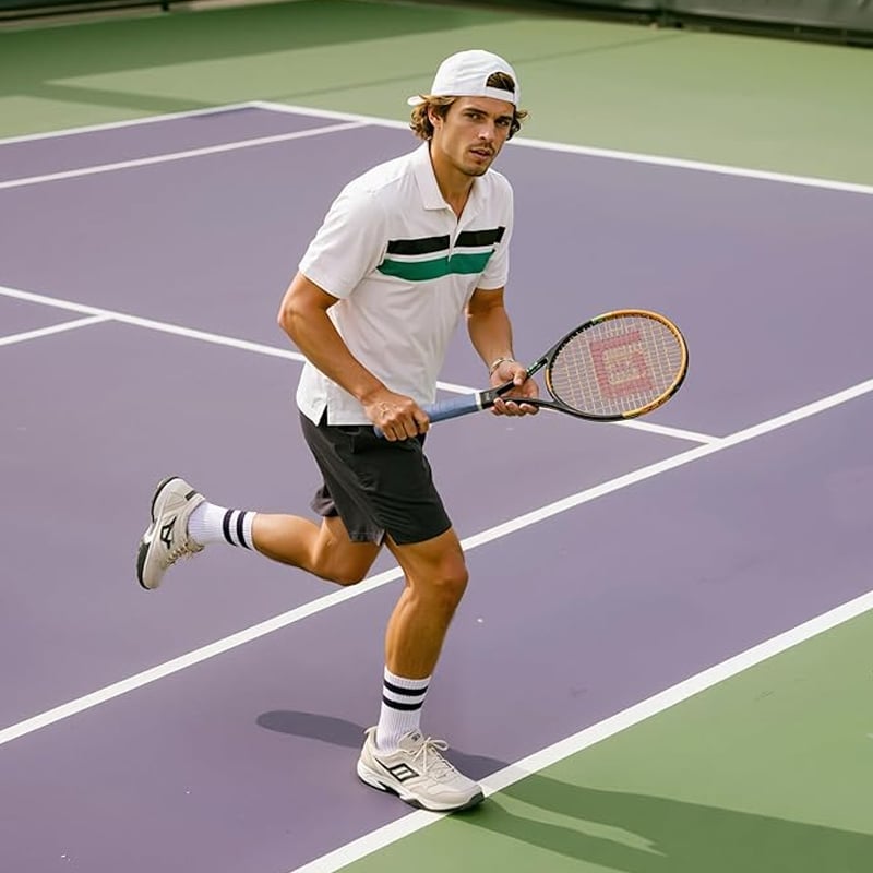 Gestreifte Retro-Socken