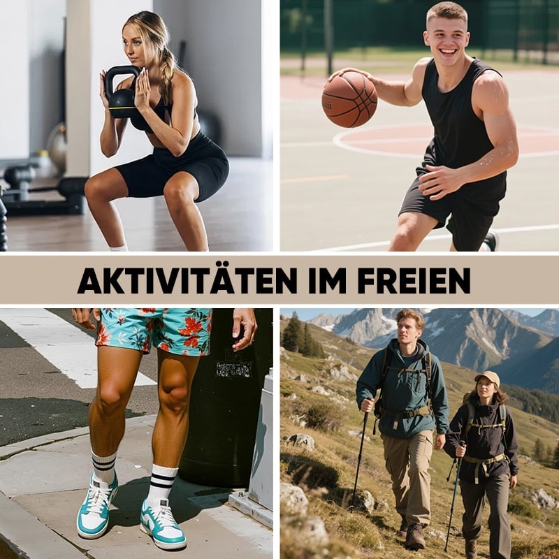 Gestreifte Retro-Socken