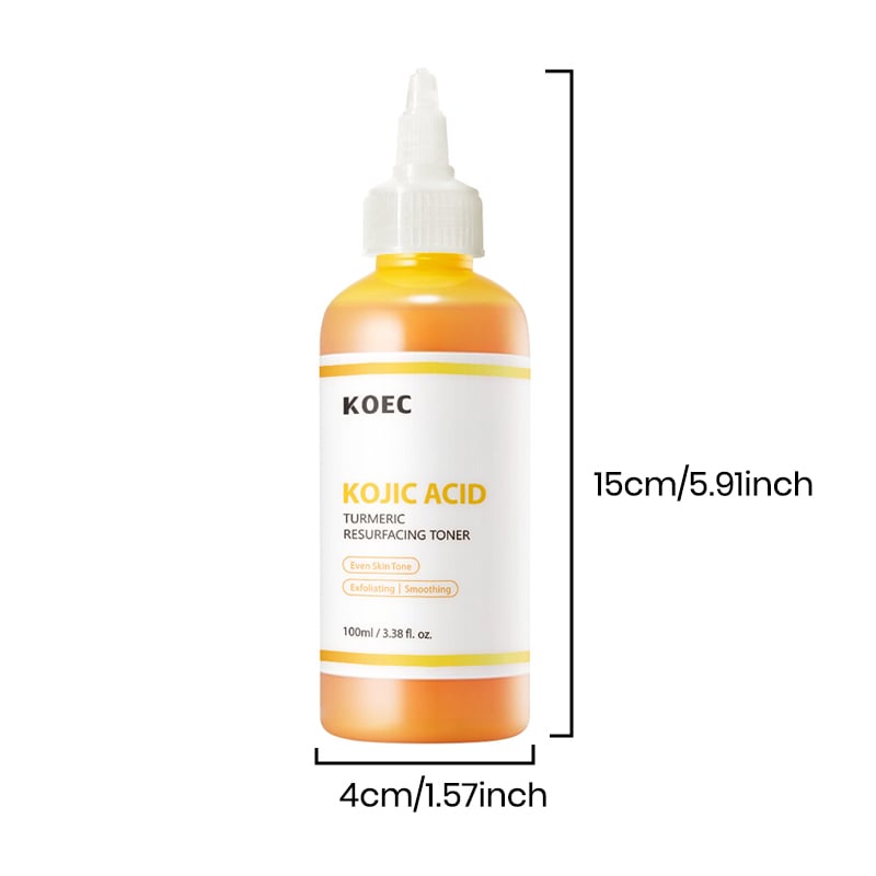 Kojisäure & Kurkuma Toner für Gesicht & Körper