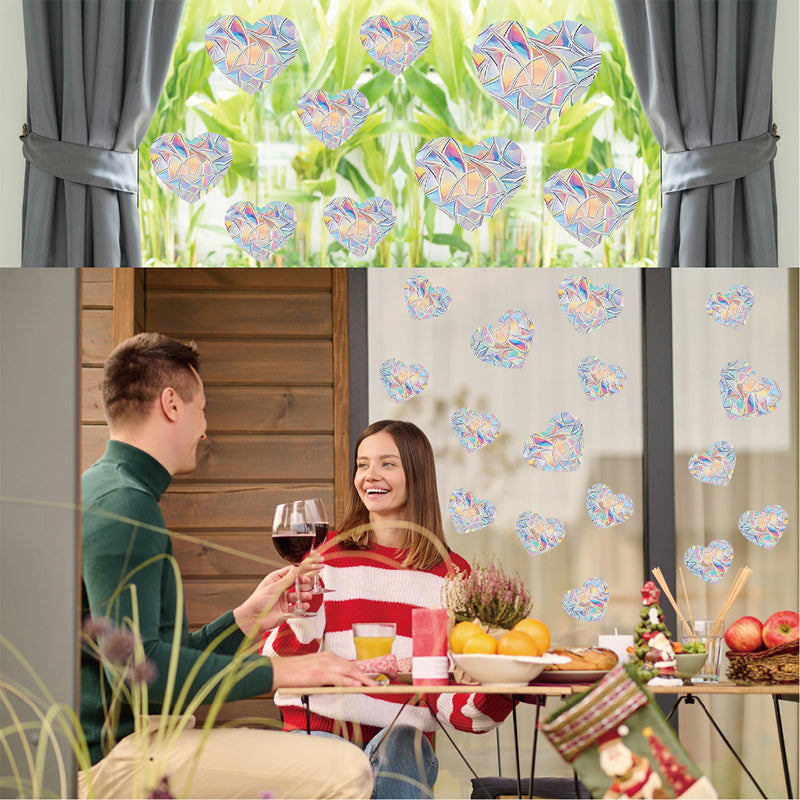 Bunte Fensteraufkleber