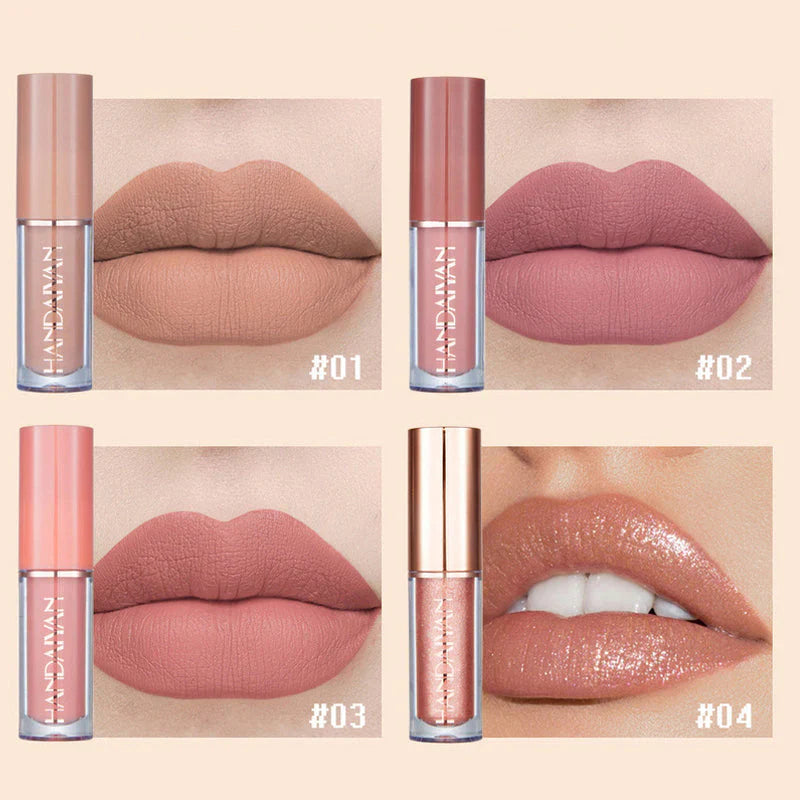 12-farbiges Flüssiges Lippenstift-Set