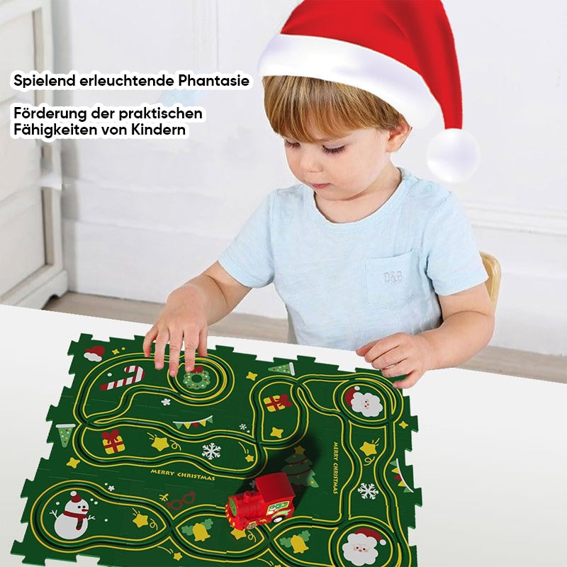 Puzzlespielzeug für Kinder mit Schienenfahrzeugen
