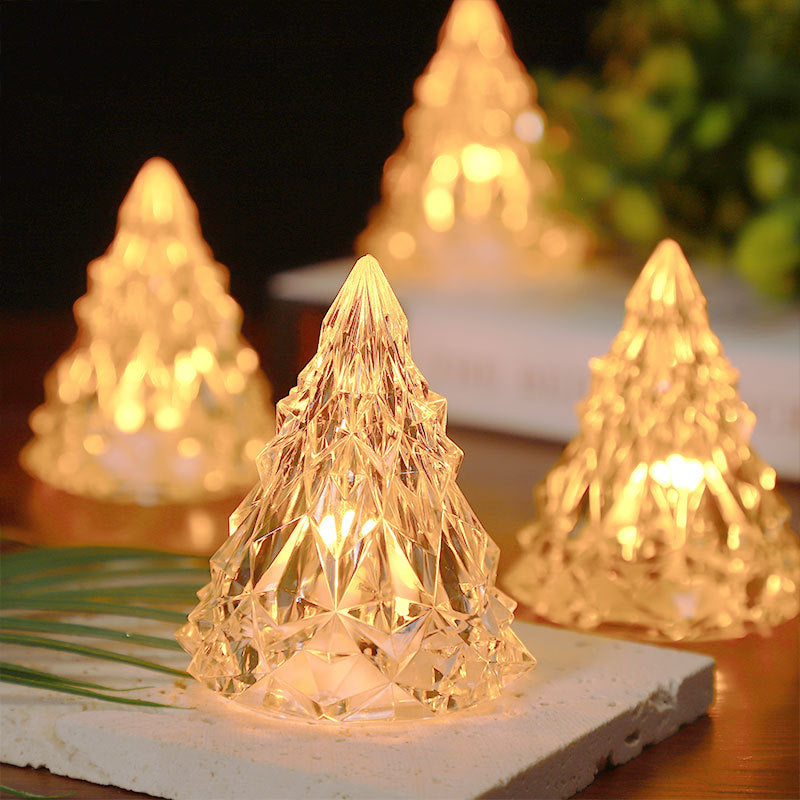 🎄Mini LED Kristall Weihnachtsbaum Nachtlicht