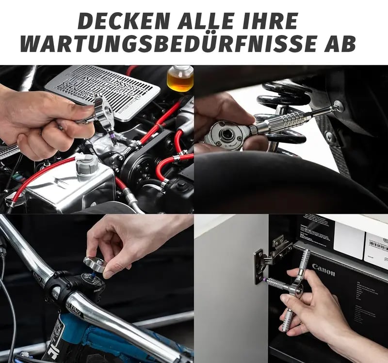 40 in 1 magnetischer Ratschenschraubendreher-Satz
