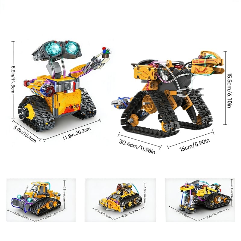 🤖 5-in-1 Roboter-Bausatz