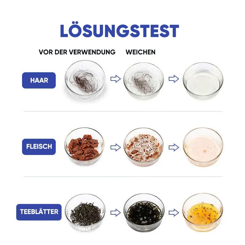 Leistungsstarker Rohrreiniger