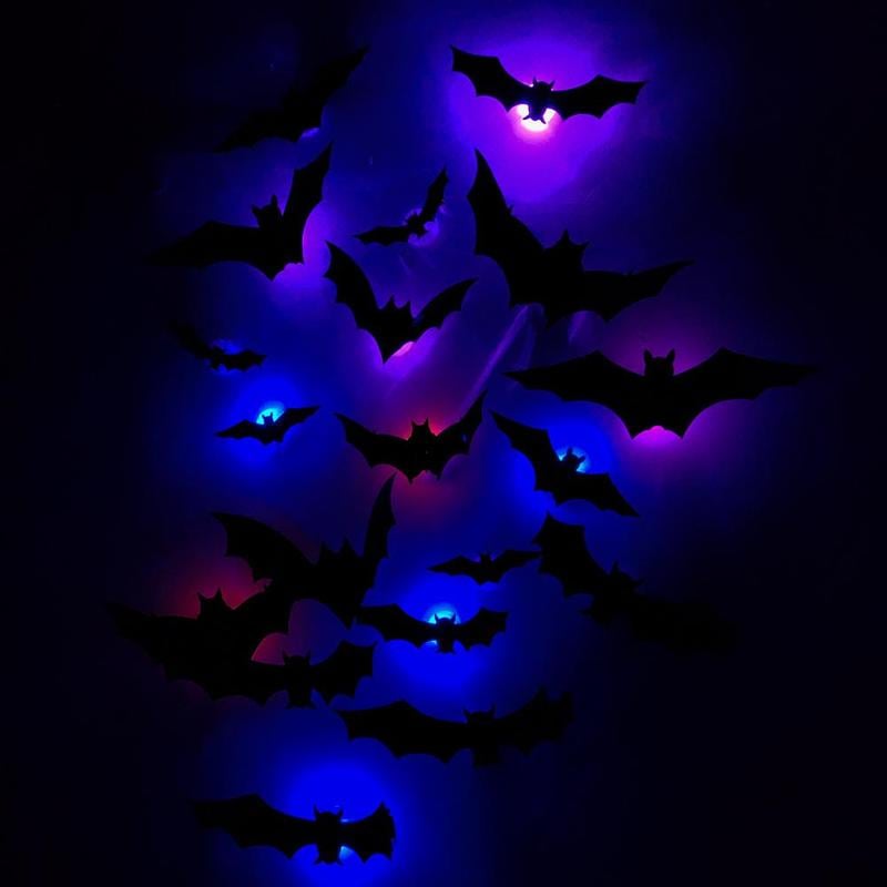 3D-Fledermaus-Design-LED-Dekoration