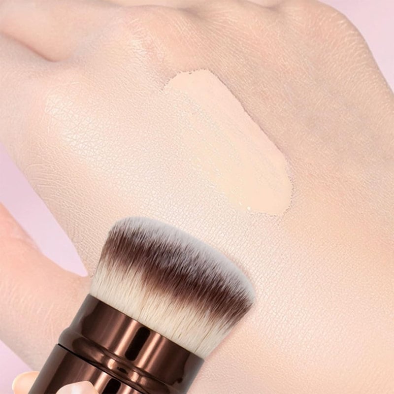20-teiliges kaffeefarbenes Make-up-Pinselset