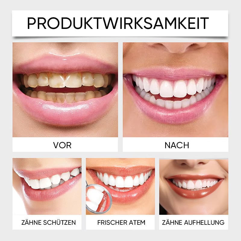 Hydroxylapatit-Zahnpasta zur Reparatur und Aufhellung der Zähne