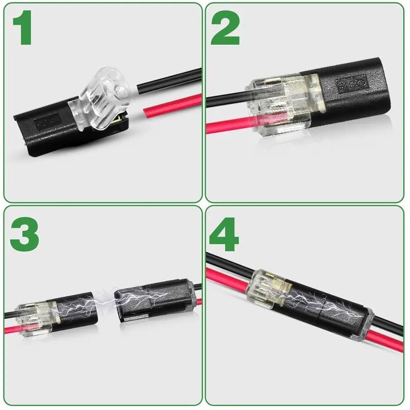 LED-Streifen-Verbinder mit Verriegelungsverschluss