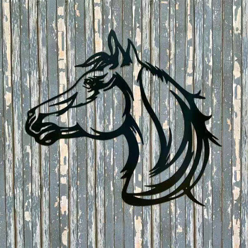 Bauerhof Metall Kunst Außendekoration