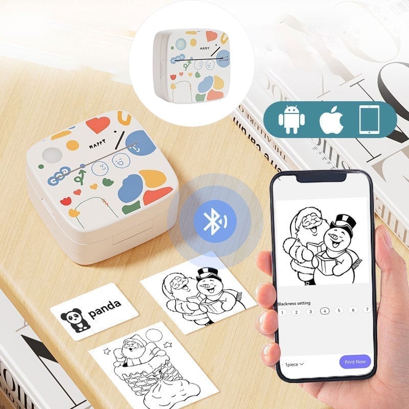 Mini-Drahtloser Bluetooth-Etikettendrucker