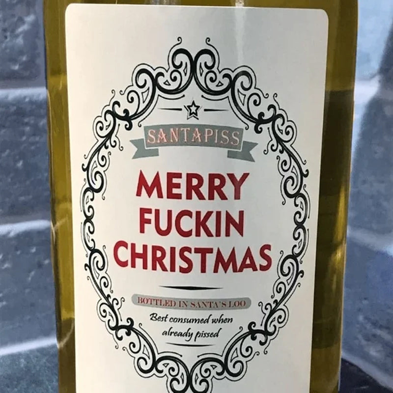 🎄Weihnachten lustige Flaschenetiketten