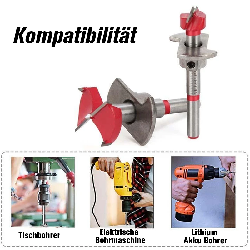 😮 Holzbearbeitung Positionierung Bohrer-Set👍