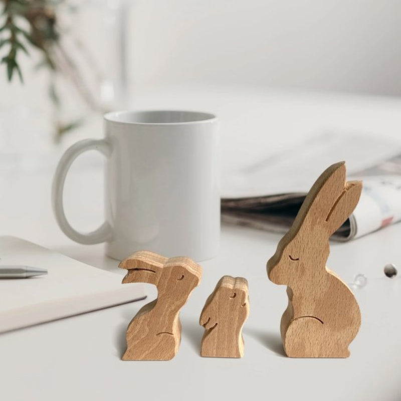 Tierische Holzverzierung zum Muttertag